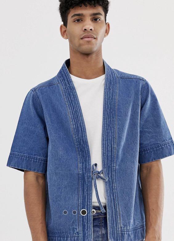 denim kimono