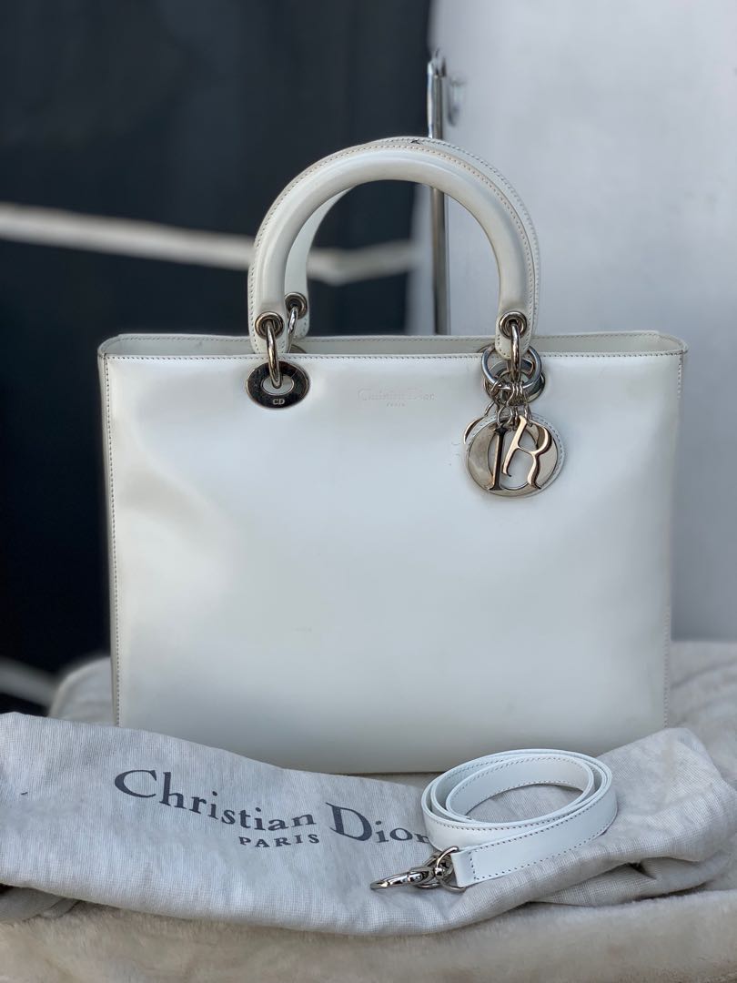 CHRISTIAN DIOR WHITE LADY DIOR SMALL  The Luxe Collection by K