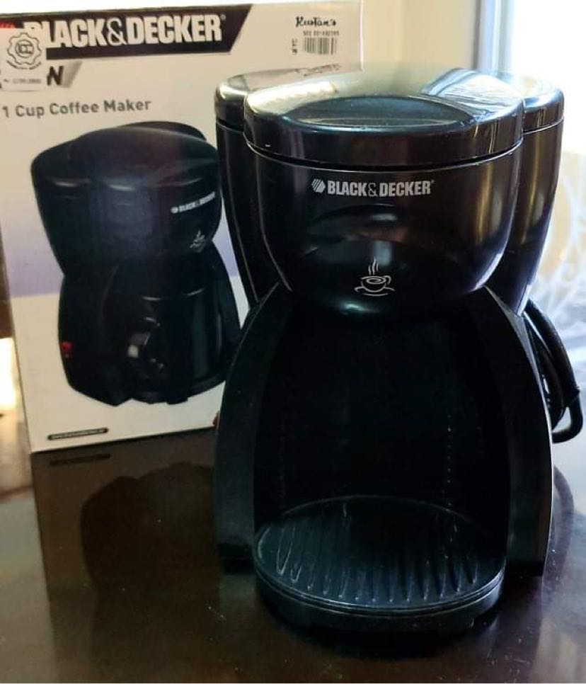 Black & Decker One Cup Coffee Maker, TV & Home Appliances, Kitchen