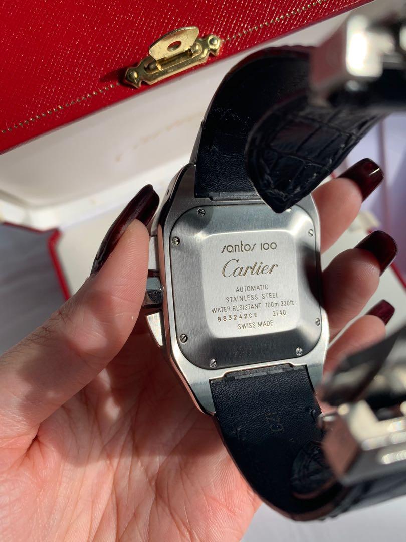 Cartier santos 100 100m 330ft online