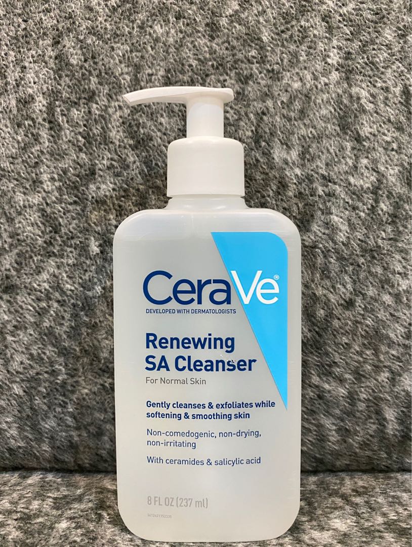cerave the renewal of sa cleanser salicylic acid body cleanser normal skin 8 ounce