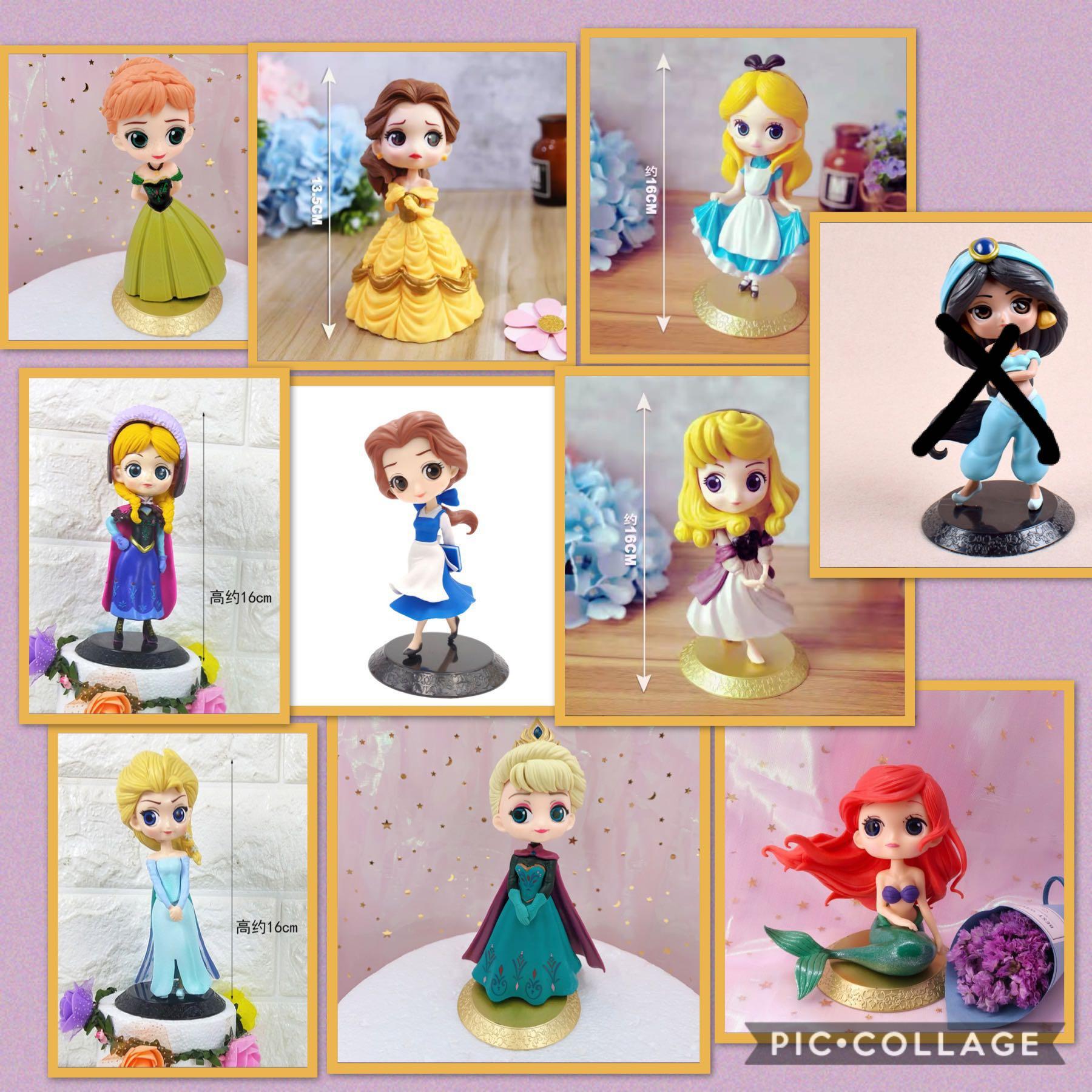 Disney Princess Figurines Cake Topper, Hobbies & Toys, Toys & Games on Carousell