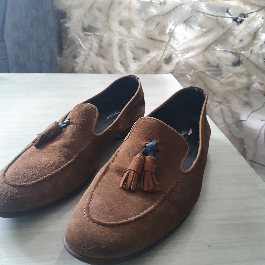 Dune Driving shoes loafers men suede 