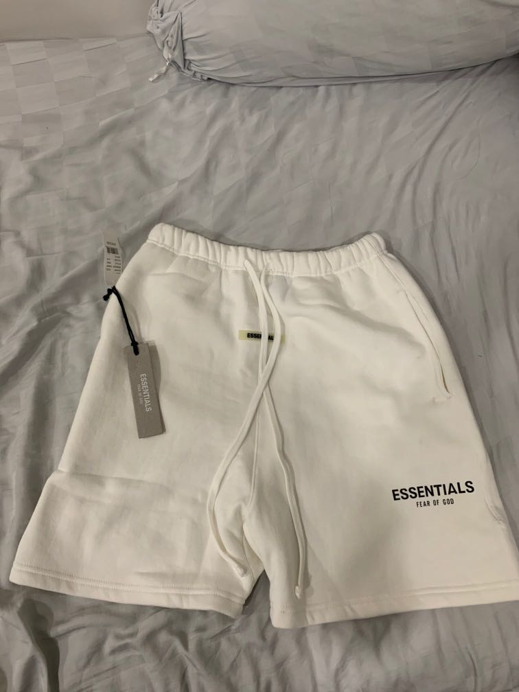 Fear of 2024 god white shorts
