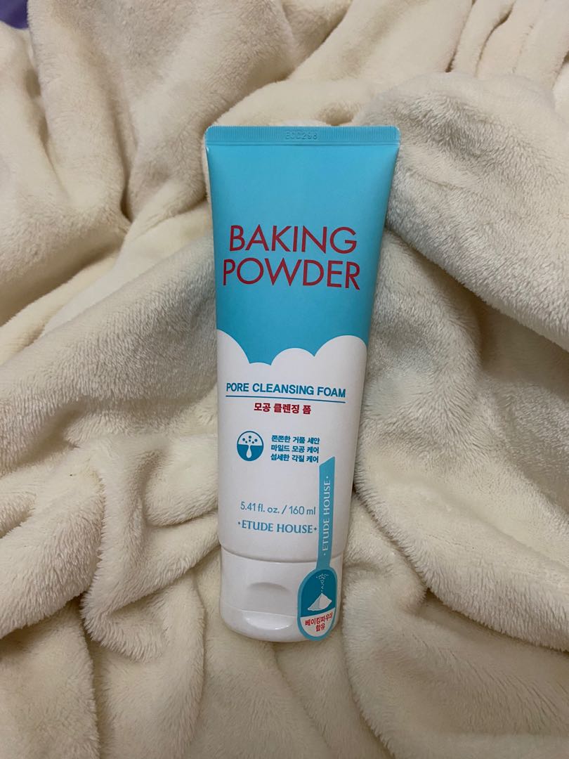 etude house baking powder pore cleansing foam