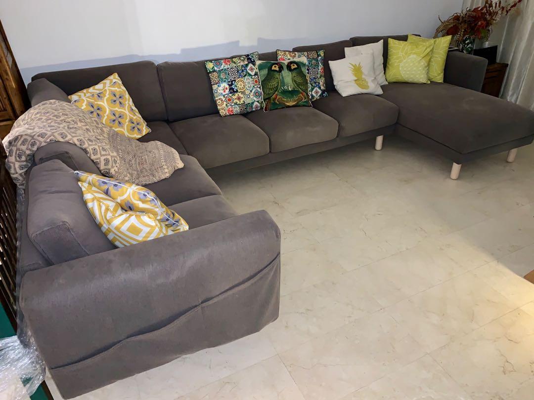 Extra Large L Shape Sofa With Chaise Furniture Sofas On Carousell