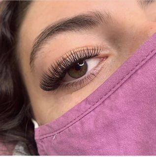 Eyelashes extension promotion