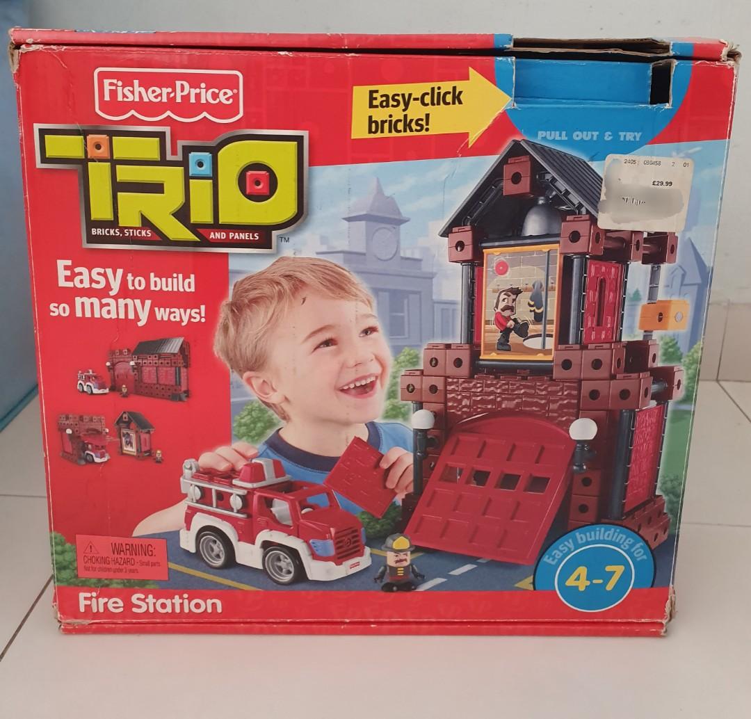 Fisher price trio bricks cheap