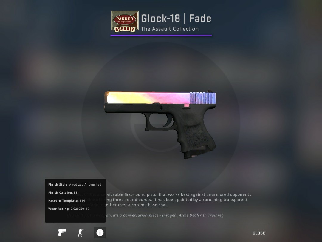 Glock Fade, Video Gaming, Gaming Accessories, Game Gift Cards ...