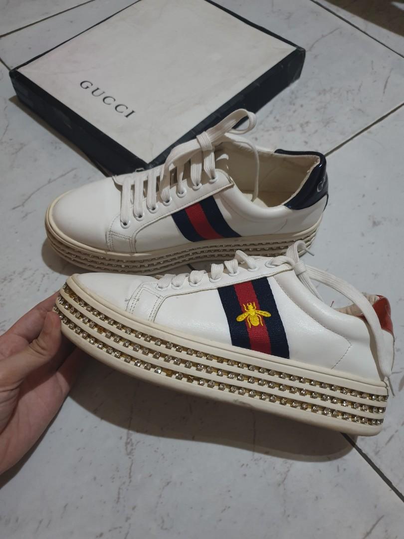 Gucci shoes diamond hot sale