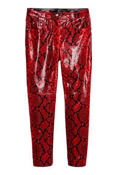 H&m snakeskin trousers store