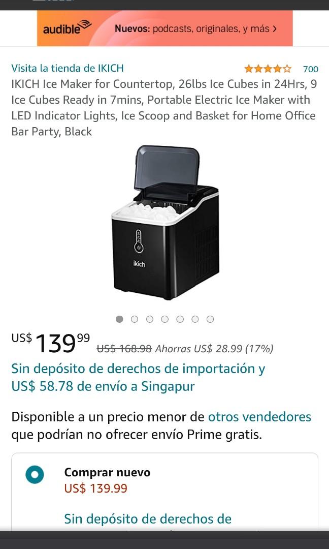 Ikich ice maker, TV & Home Appliances, Kitchen Appliances, Coffee