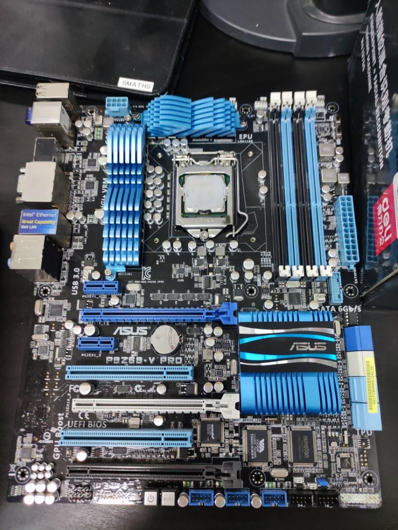 Intel Core i7 2600K with ASUS P8Z68-V Pro Motherboard, Computers  Tech,  Parts  Accessories, Computer Parts on Carousell