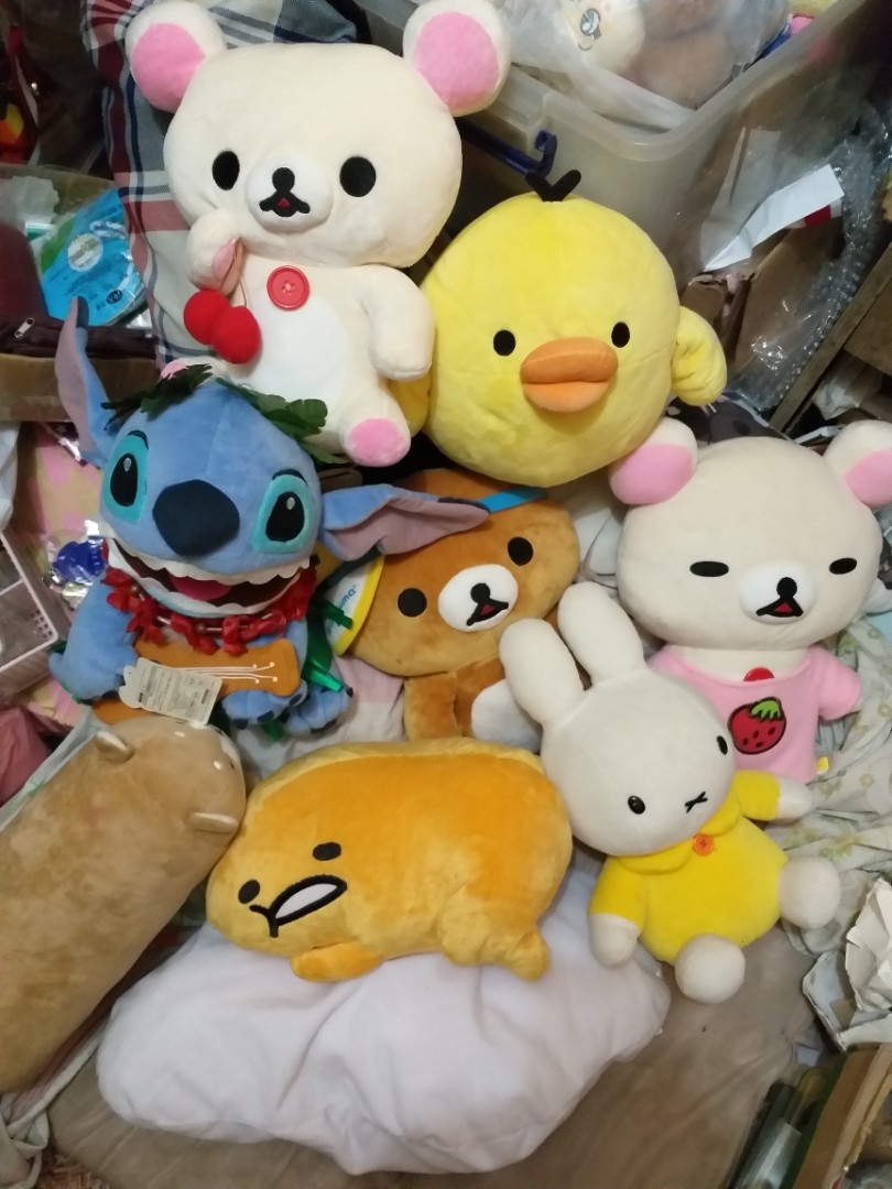 Japan Stuffed toys stitch rilakkuma miffy kori gudetama, Hobbies & Toys