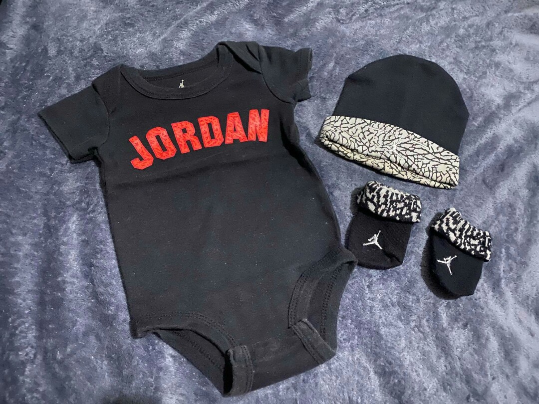 jordan onesie set