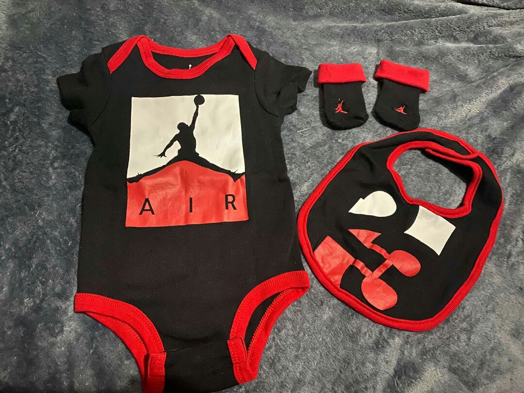 jordan onesie set