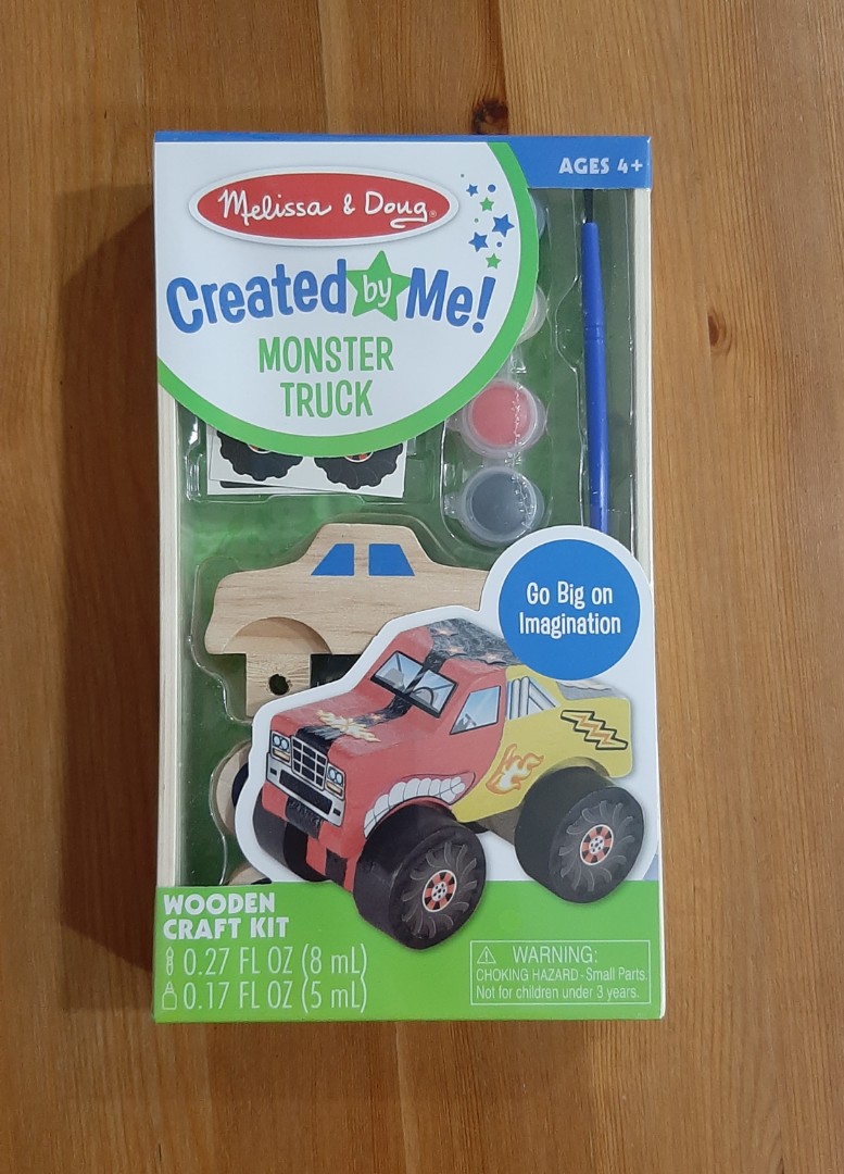 Kids art craft Melissa Doug Decorate Your Own Wooden Monster
