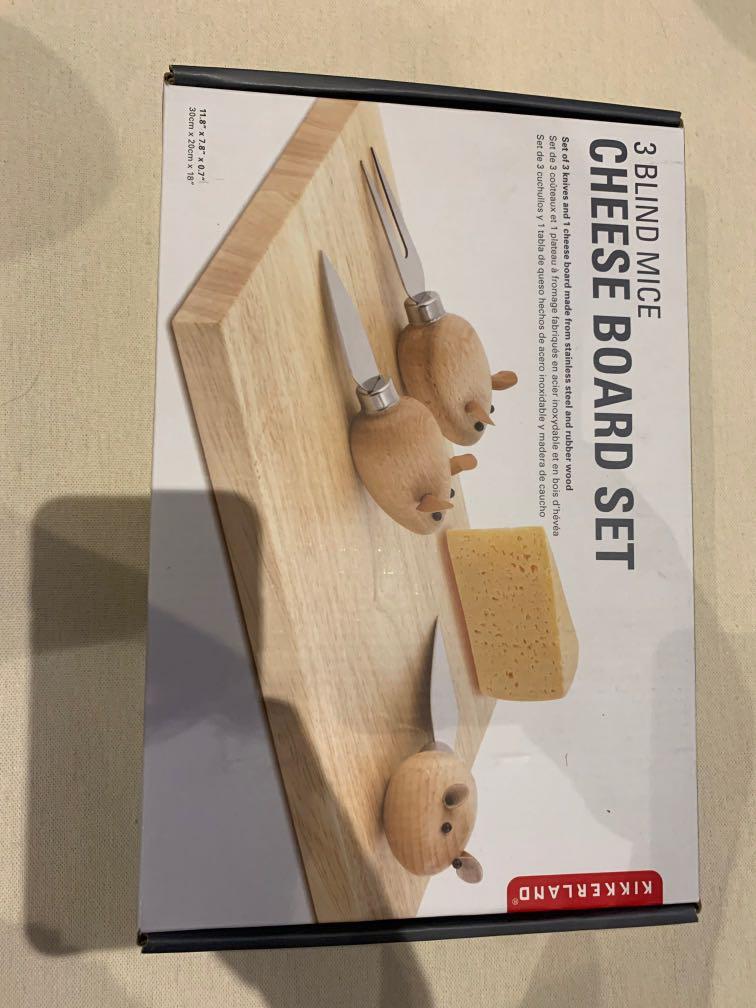 Kikkerland Mouse Cheese Knives Set of 3