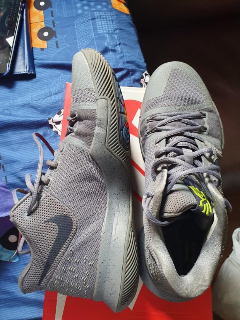 Kyrie 3 midnight gray Men s Fashion Footwear Sneakers on Carousell
