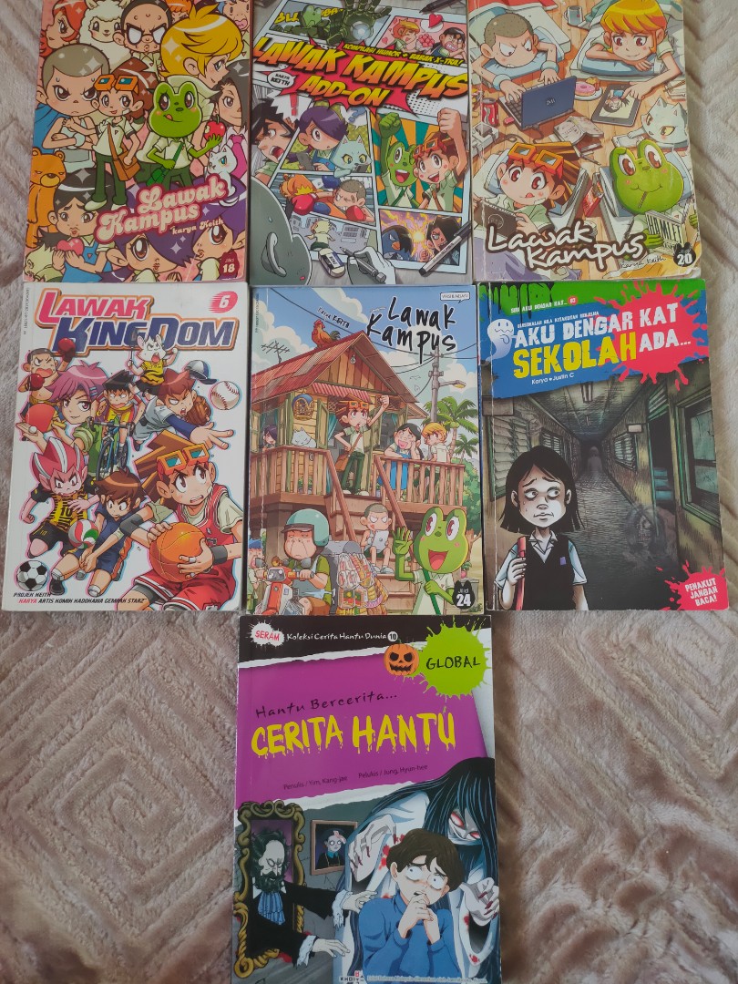 Lawak Kampus Dan Cerita Hantu Books Stationery Comics Manga On Carousell