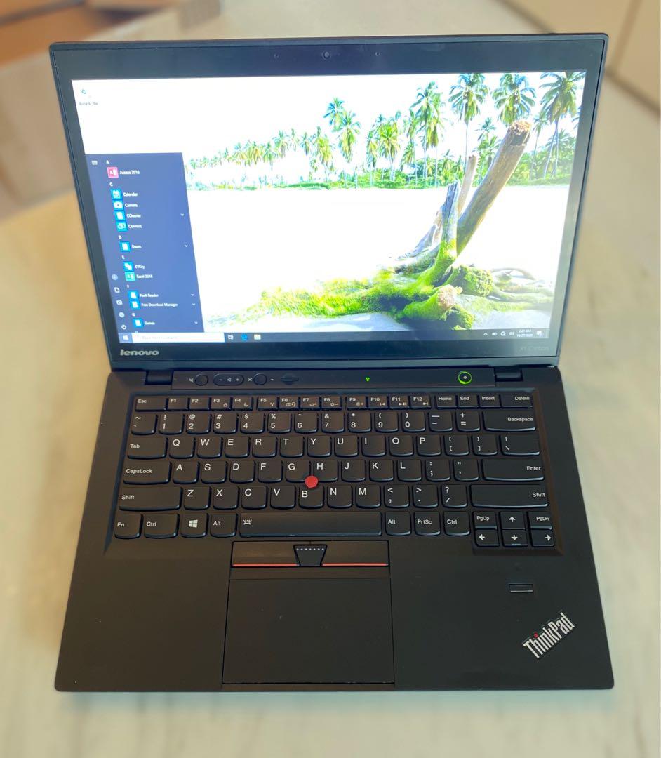 Lenovo Thinkpad X1 Carbon 14 Hd Touchscreen 1600x900 Resolution Core I7 3667u 8gb Ssd 240gb Ssd Electronics Computers Laptops On Carousell