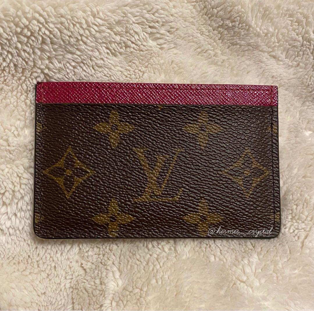 Louis Vuitton Card Holder Monogram Fuchsia