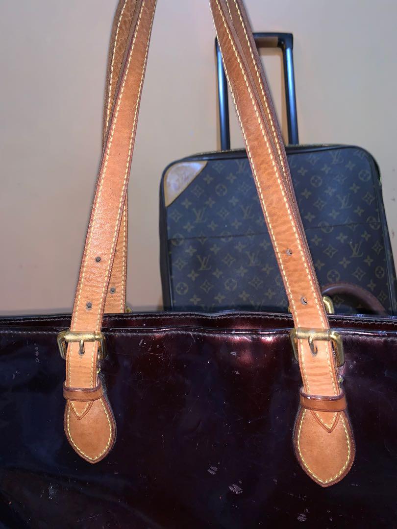 LV Brentwood Amarante Vernis Calf, Luxury, Bags & Wallets on Carousell