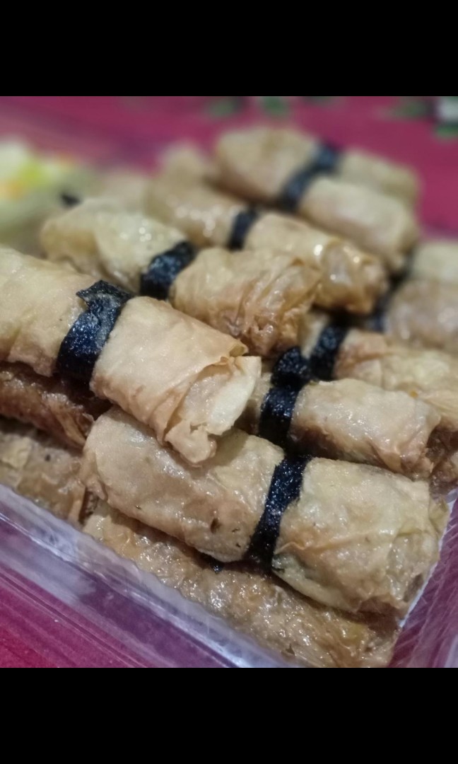 25pcs Lumpia Ayam Kulit Tahu Frozen Makanan Minuman Makanan Instan Di Carousell