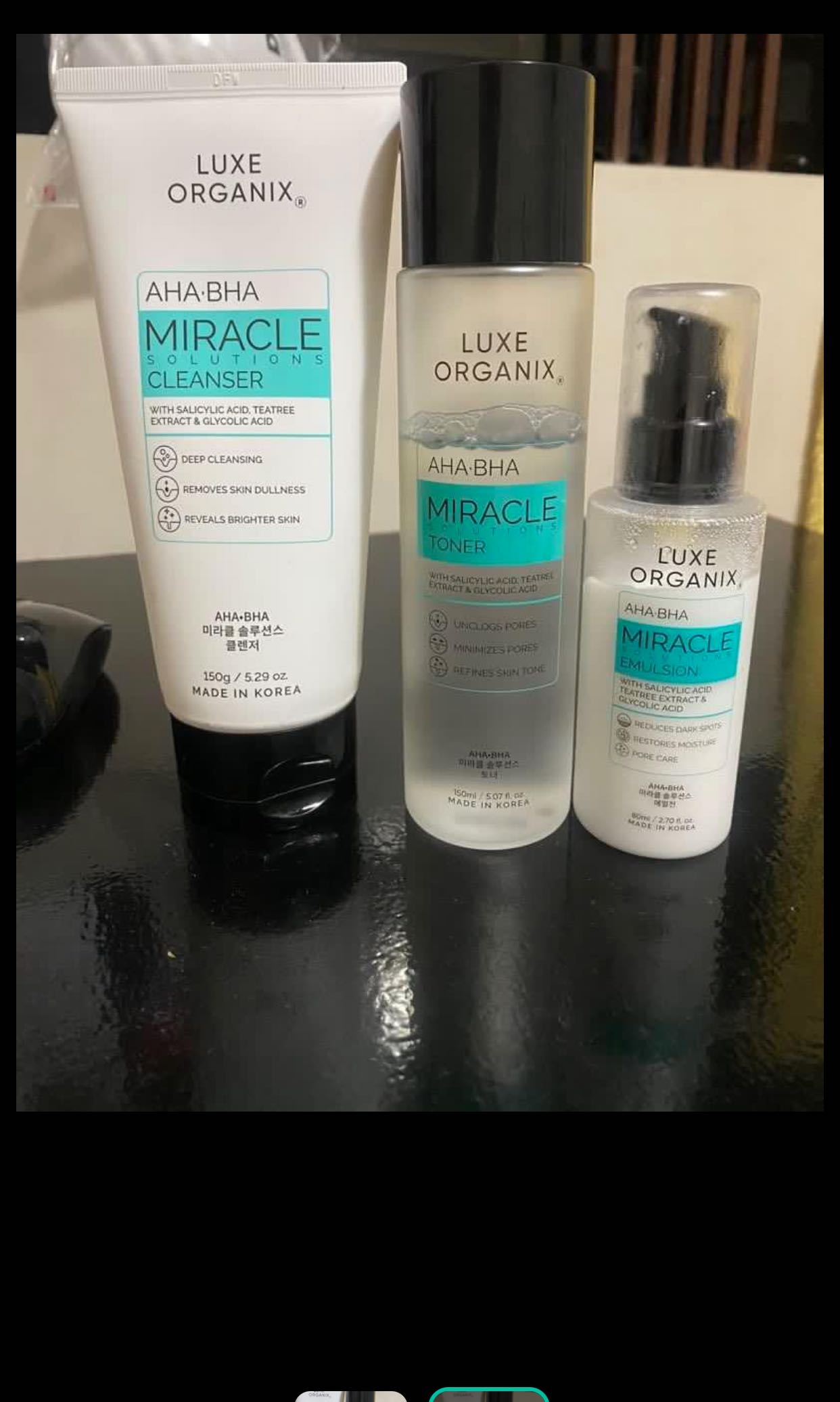 Luxe Organix AHA BHA Miracle Solutions Skin Care Review: Great For Acne ...