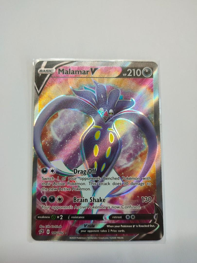 Pokemon Malamar V - 186/192 Full Art Ultra Rare, Hobbies & Toys, Toys ...