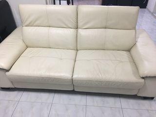 Moving Sale Leather Sofa Furniture Carousell Singapore