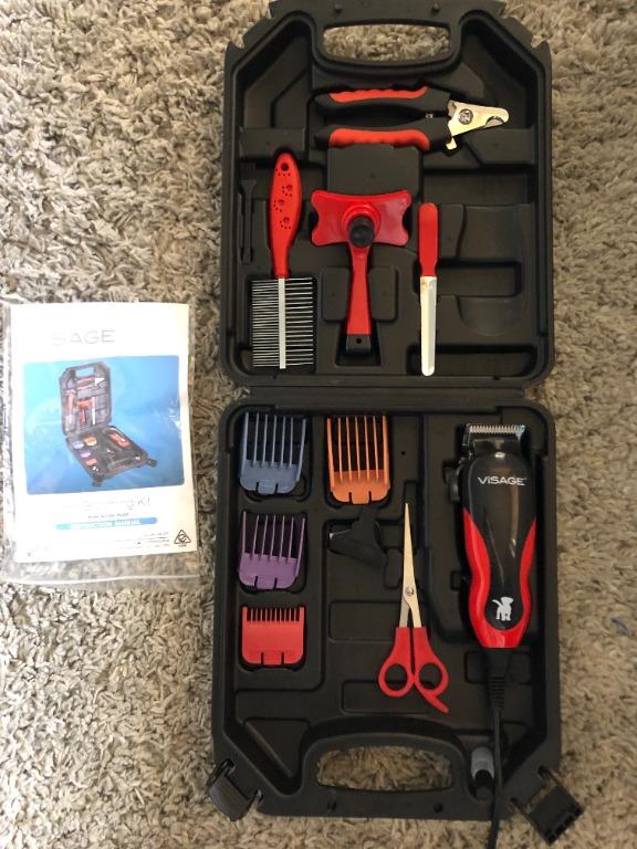 Visage pet grooming kit top