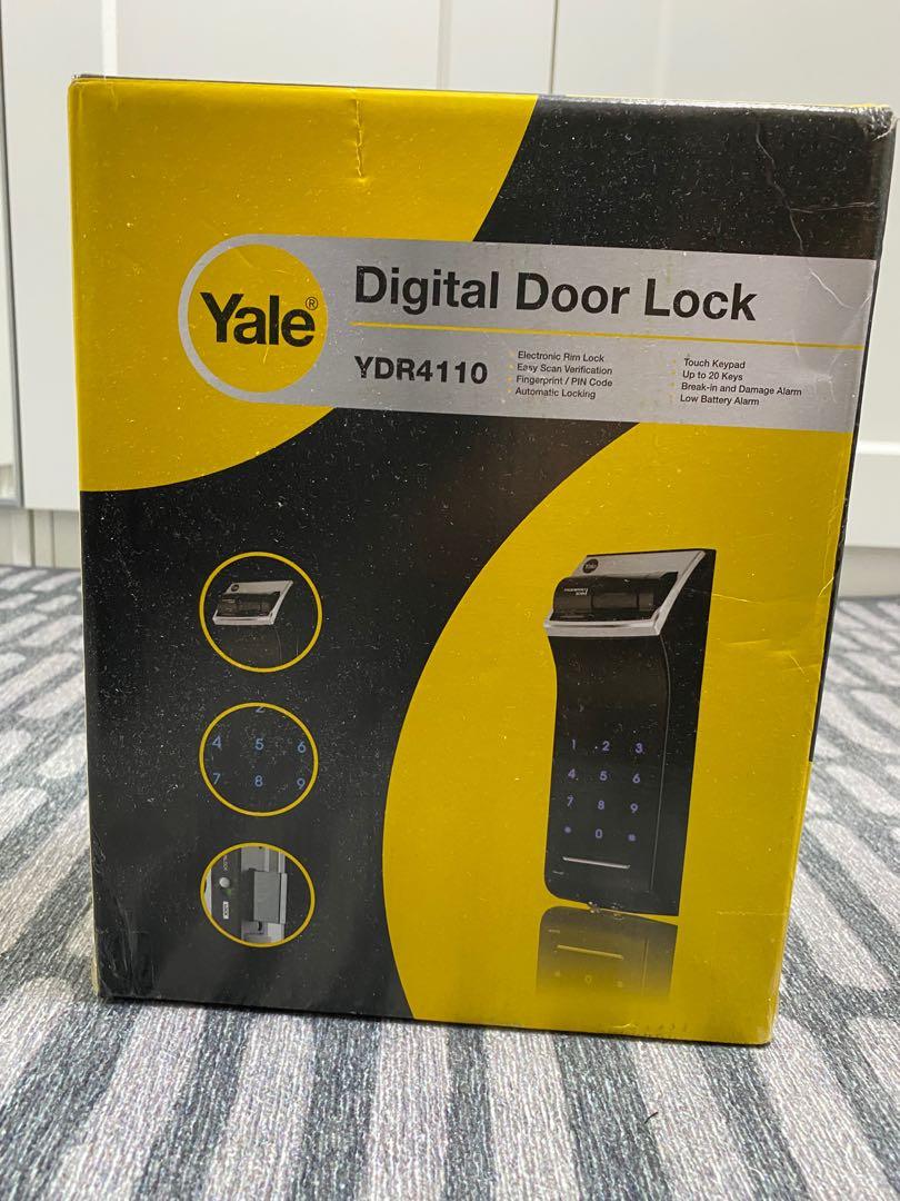 [New] Yale Digital Door Lock YDR4110, Furniture & Home Living, Security