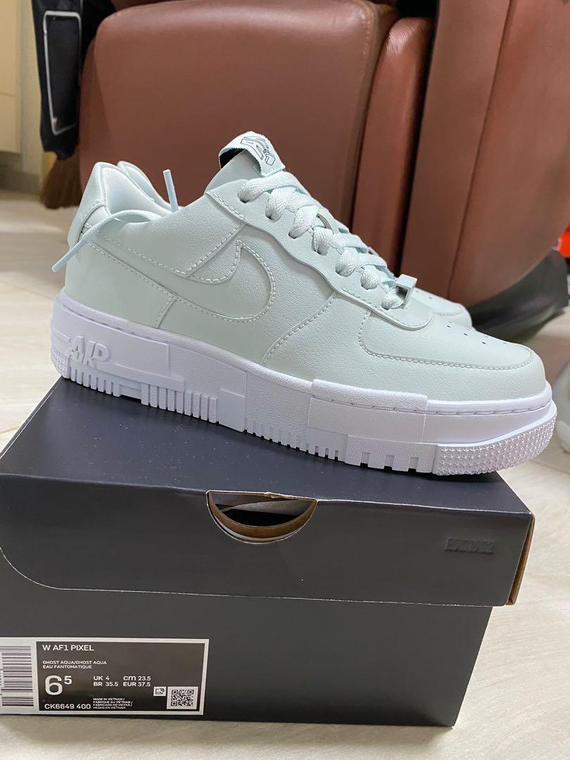 Nike AF1 pixel Ghost aqua Size 6.5 Women s Fashion Footwear Sneakers on Carousell