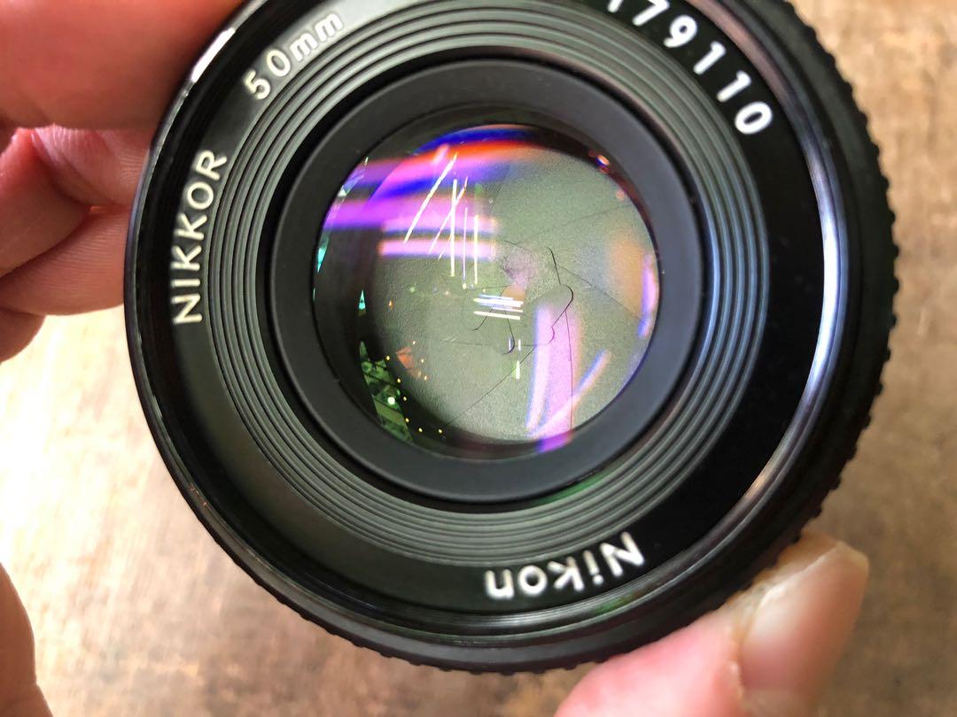 Nikon Nikkor 50mm f1.8 Ais 餅鏡, 攝影器材, 鏡頭及裝備- Carousell
