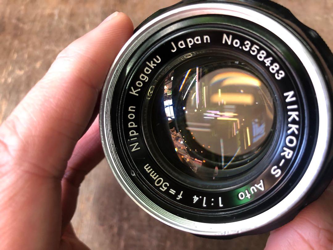 Nikon Nikkor-S Auto 50mm f1.4 non ai, 攝影器材, 鏡頭及裝備- Carousell