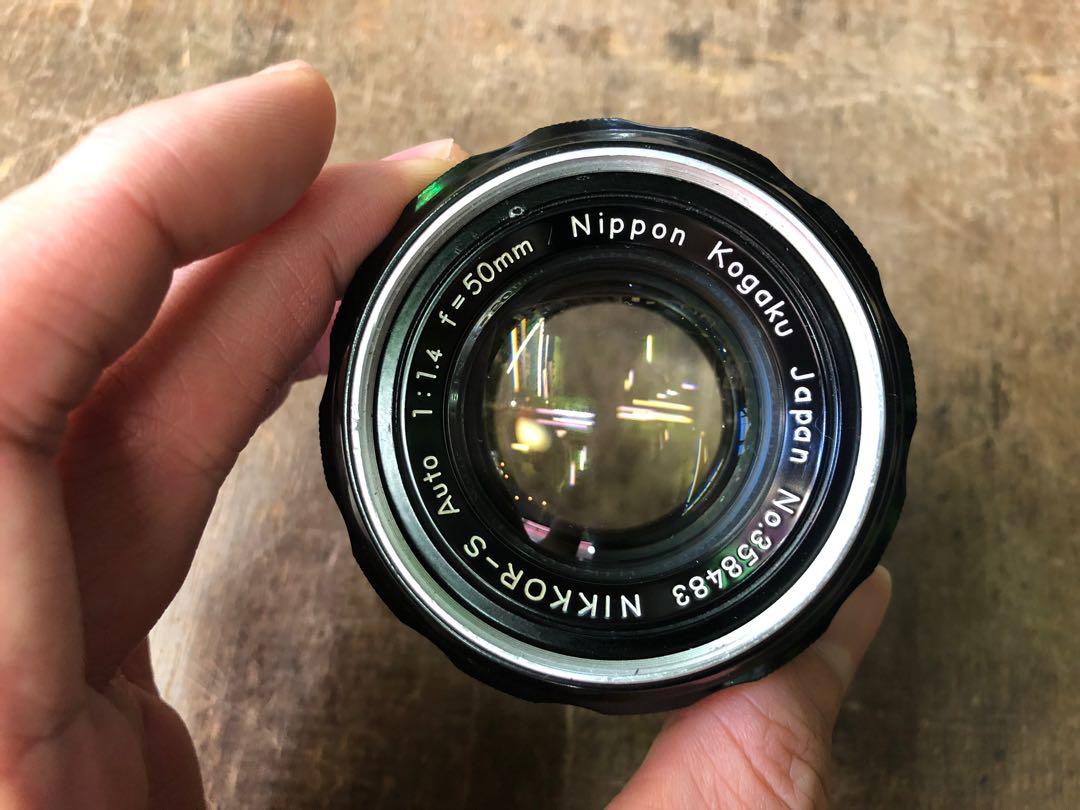 Nikon Nikkor-S Auto 50mm f1.4 non ai, 攝影器材, 鏡頭及裝備- Carousell