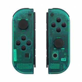 Nintendo switch Emerald green joycon shells (with install)