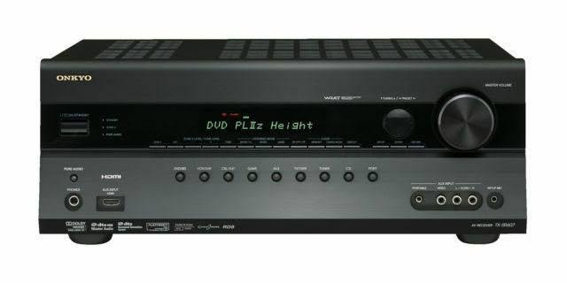 Onkyo TX-SR607 Home Theater Receiver (Black) 5.1 or 7.1, Audio 