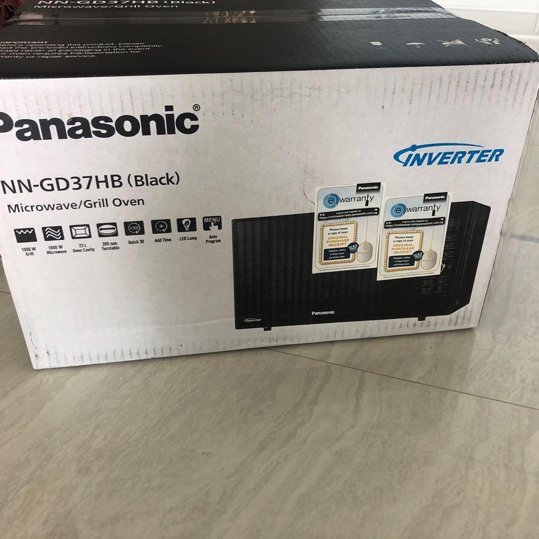 Panasonic NN-GD37HB oven microwave, TV & Home Appliances, Kitchen ...