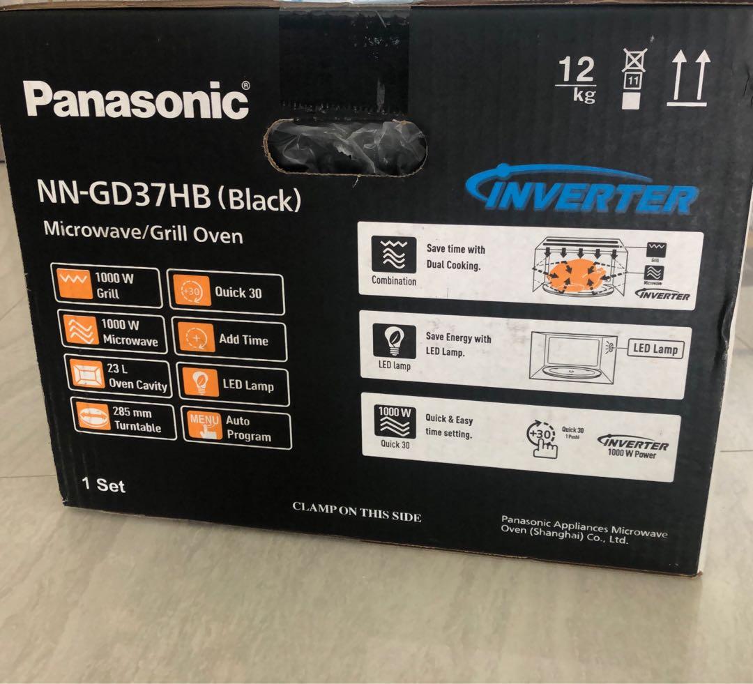 Panasonic NN-GD37HB oven microwave, TV & Home Appliances, Kitchen ...