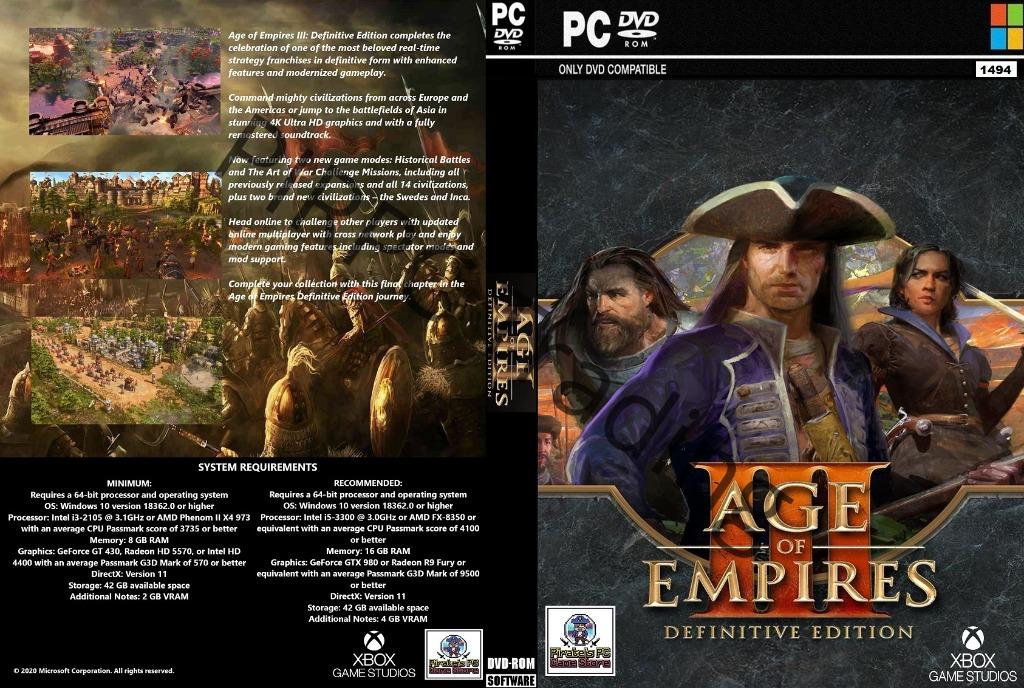Pc Age Of Empires Iii Definitive Edition Video Gaming Video Games On Carousell