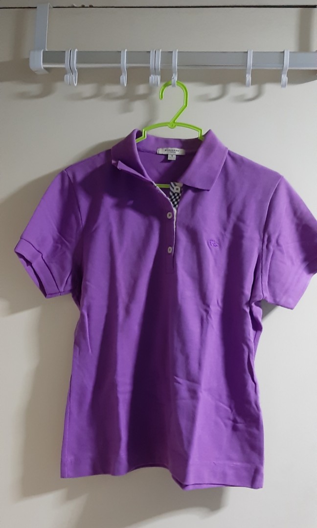 Purple polo shirt, Women's Fashion, Tops, Shirts on Carousell