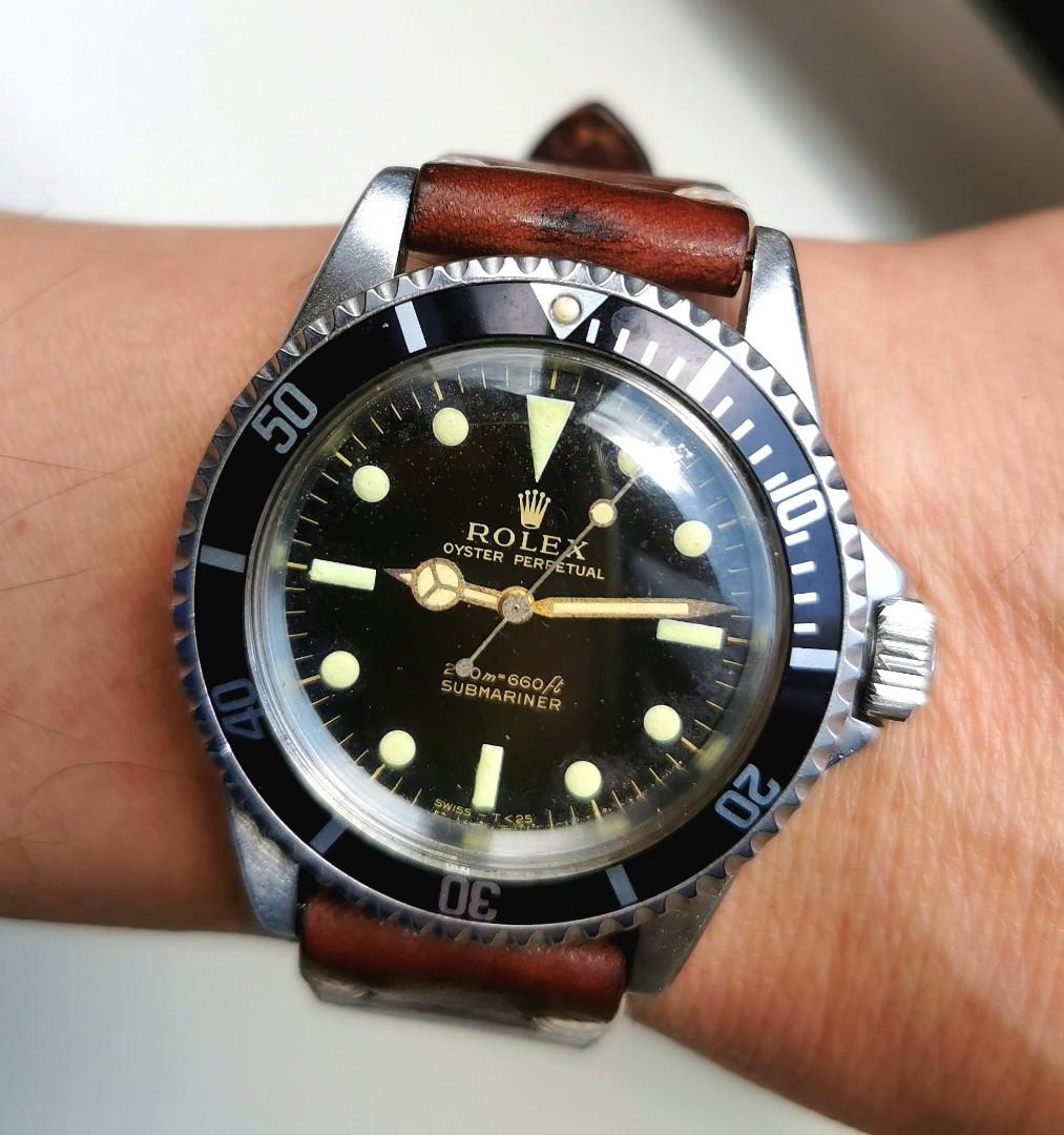 Rare Vintage Rolex Gilt Submariner 5513