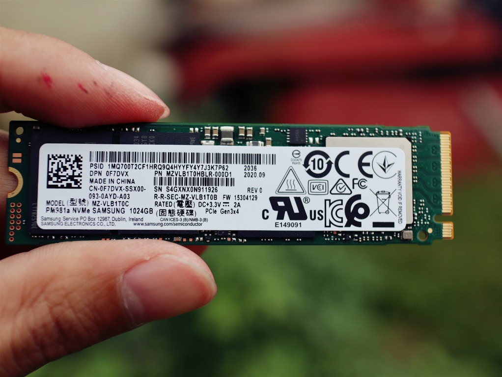 samsung pm981a 1024gb nvme ssd oem 970 evo plus
