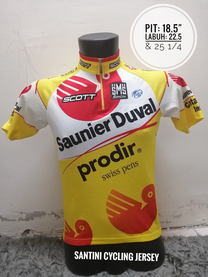 Santini Cycling Jersey, Men's Fashion, Activewear on Carousell