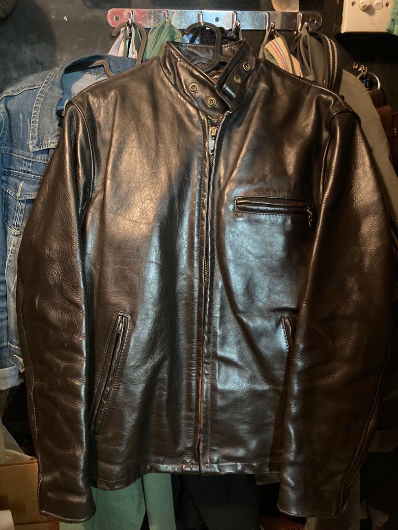Schott 641 Leather Jacket, 男裝, 外套及戶外衣服- Carousell