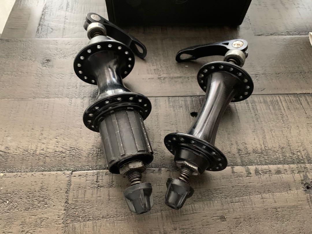 road bike hubs (Category: Bicycles) located in Manila. Submitted by unbranded.com (Listing ID 1044951638, Image 1). Description: Road Bike hubs 32 holes 9speed front and rear, slightly used.