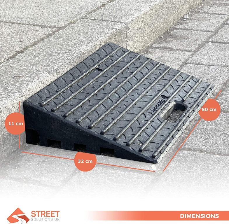 Street Solutions UK Rubber Kerb Ramps, Health & Nutrition, Assistive