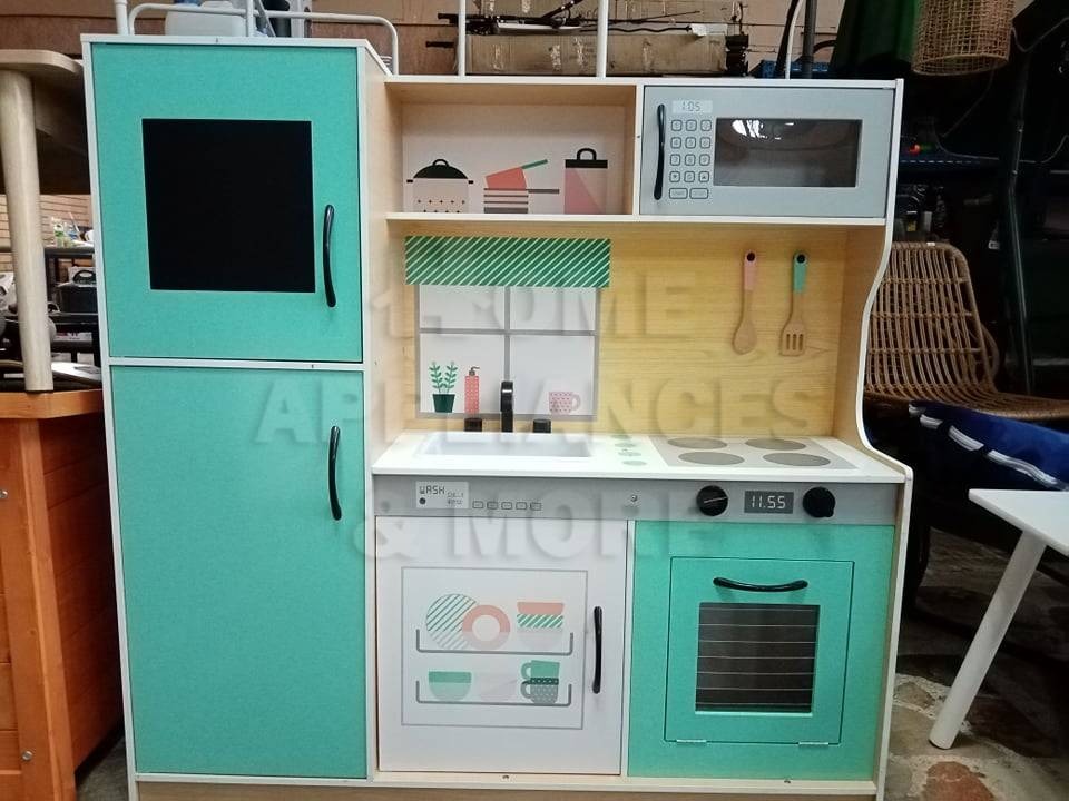 wooden play kitchen
